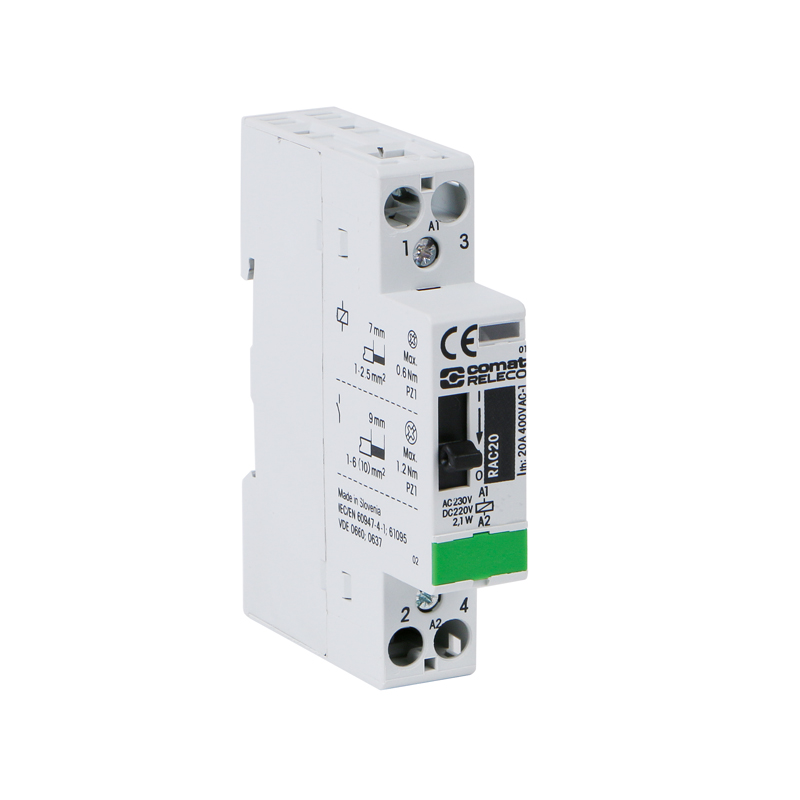 Installation contactors RAC