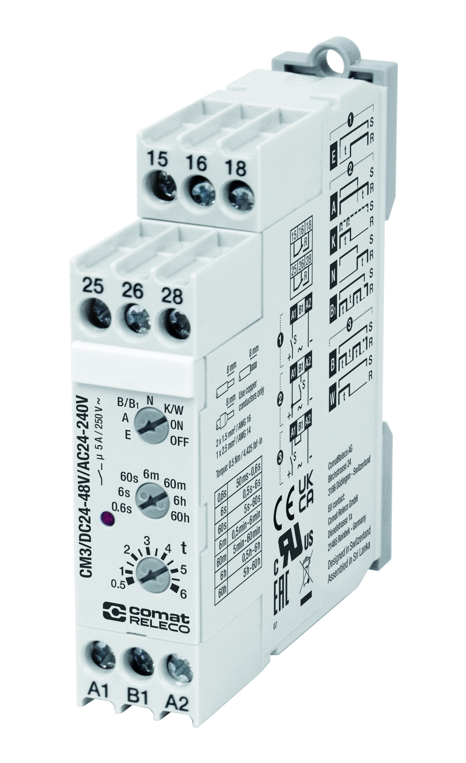 CM3/DC24-48/AC24-240V
